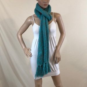Forever 21 teal and gray scarf